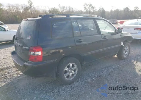 2005 Toyota Highlander V6 from USA, damaged, VIN JTEGP21A550087765